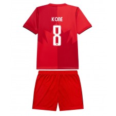 Canada Ismael Kone #8 Hjemmedraktsett Barn VM 2026 Kortermet (+ korte bukser)
